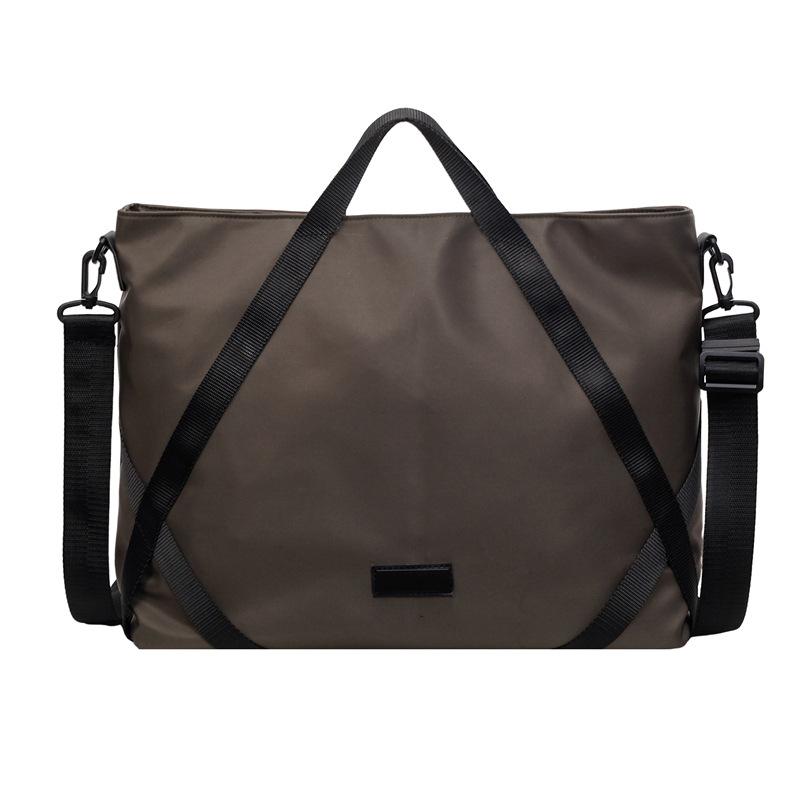 

Crossbody large capacity 2025 autumn new tote bag fashionable simple shoulder bag short commute light travel bag