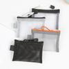 Zipper Credit Card ID Bag Lipstick Pouch Data Line Key Earphone Organizer Mini Clear Nylon Mesh Zipper Coin Purse Cute Wallet