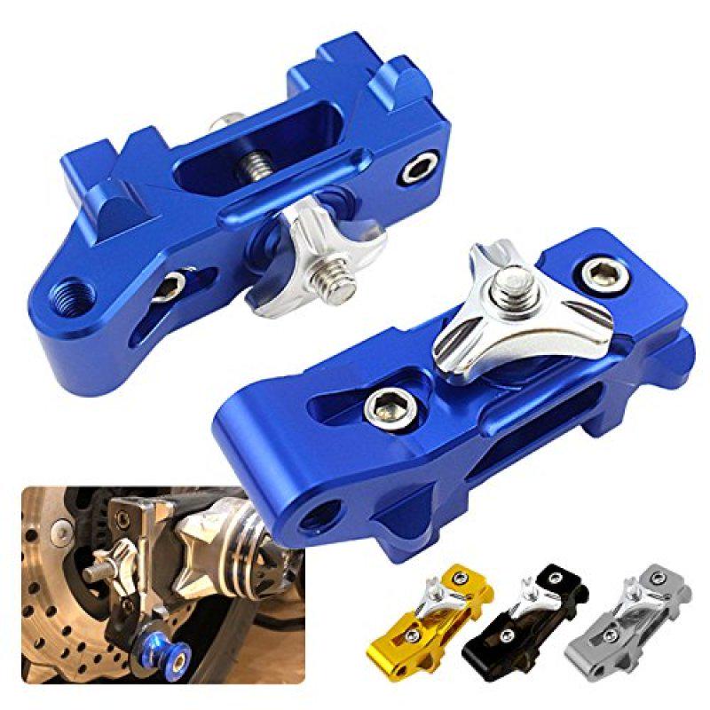 Buy Motorcycle Rear Axle Spindle Chain Adjuster Blocks for Yamaha FZ MT