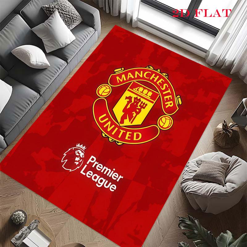 Raw MUFC Passion Carpet Rug for Living Room Bedroom Home Sofa Decoration,Kids Play Nonslip Floor Mat
