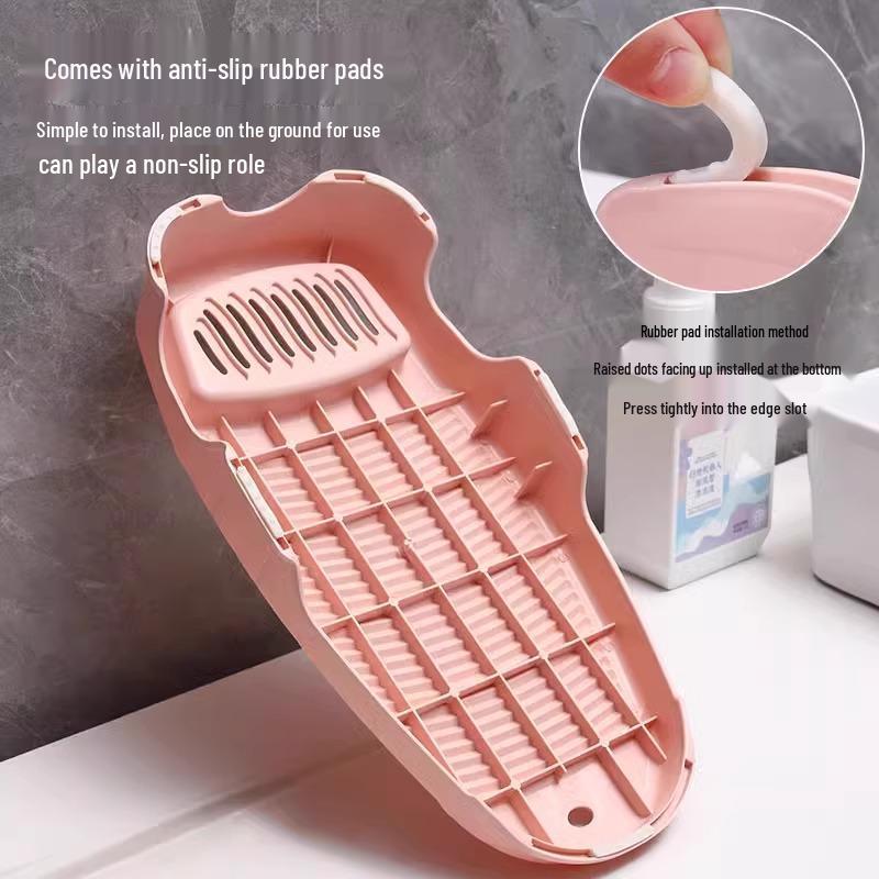 Compact Laundry Washboard - Ideal for Baby Clothes, Dorms, and Sock Washing