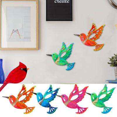 Metal Colorful Bird,Metal Wall Art, Wall Decor,3D Bird Sculpture Garden Colorful Decor For Indoor And Outdoor Home Yard