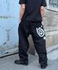 AMOU Molly One Tuck Sweat Pants Black