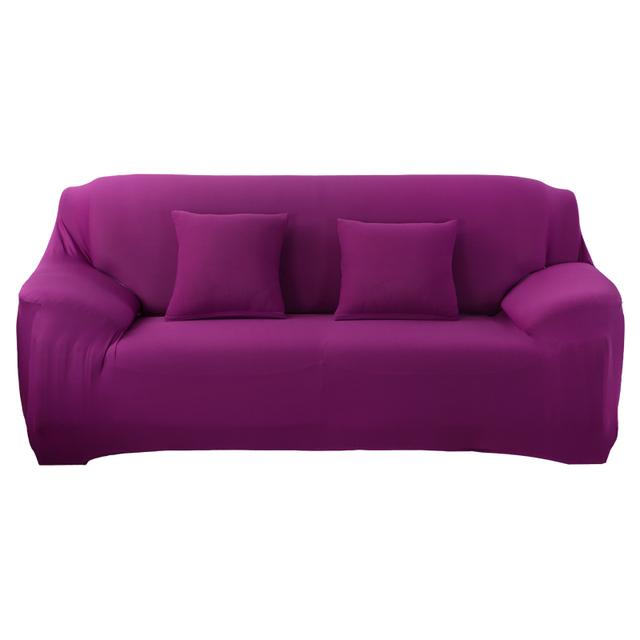 Solid Color Sofa Cover Big Elasticity Stretch Couch Cover Loveseat Sofa Corner Sofa Towel Furniture Cover