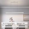 Nordic Minimalist Long Strip Pendant Light for Modern Dining Room or Bar