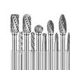 20 st Roterande filfräs Slipstift Karbidverktygsset Kit för Fasning Gravyr