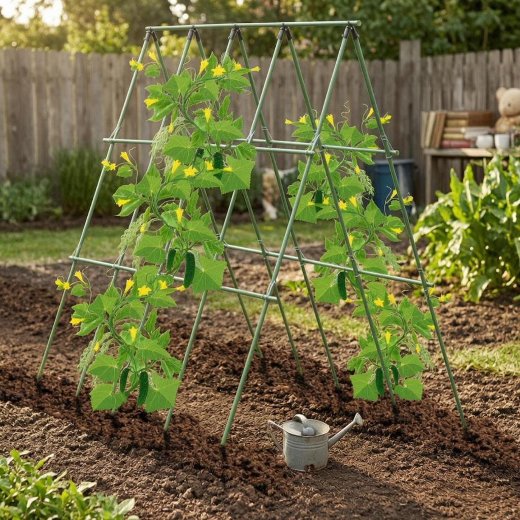 Plant Trellis with Net Sturdy Garden Frame Modular for Growers