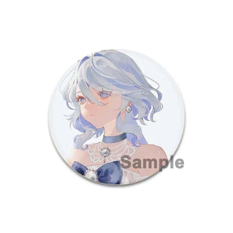 

Значок аниме Genshin Impact размером 32/44/58 мм, симпатичная девушка, брошь Furina для лацкана, ручная работа, для рюкзака, одежды, аксессуаров, ювелирных изделий, подарков 32mm