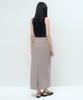 MUSINSA STANDARD WOMAN [Cooltandard] Women'S Straight Maxi Skirt [Light Beige]