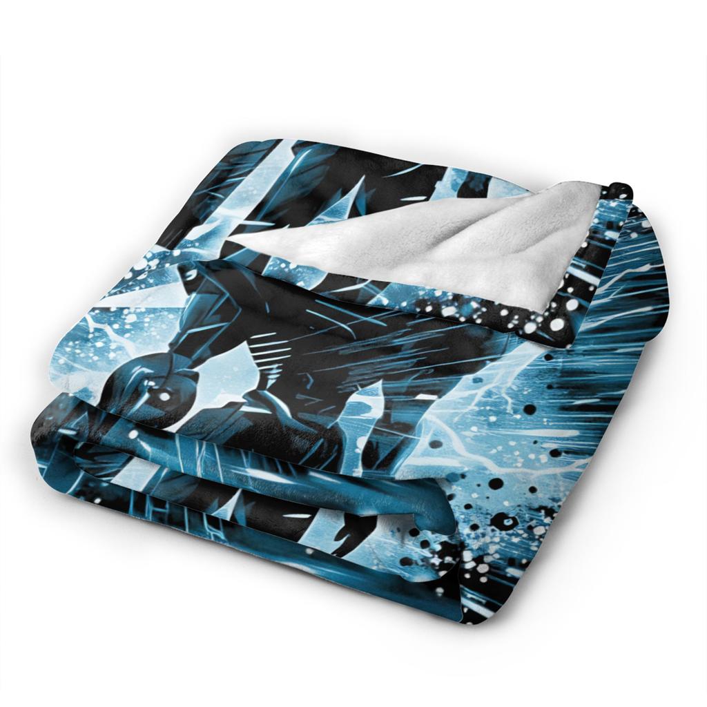 Metroids Hero Game Samus Blanket Wool Funny Warm Throw Blankets for Bed Sofa Spring Autumn