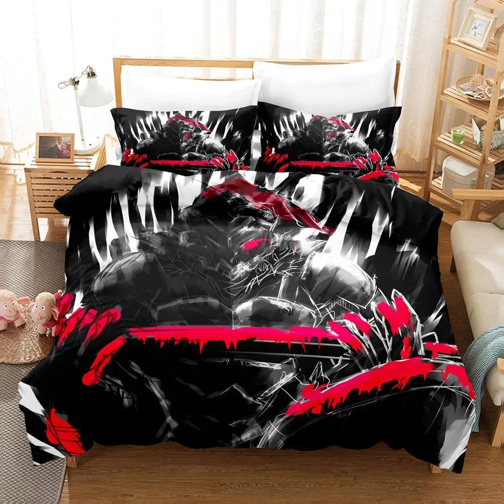 Anime Goblin Slayer Bedding Set Kawaii Cartoon Duvet Cover Single Queen King Size Home Decor Gift for Kids Girls