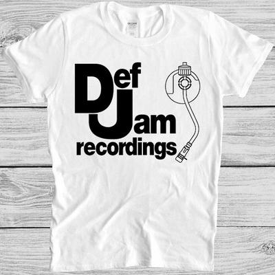 Def Jam Recordings T Shirt Music Vintage Cool Gift Tee 2419