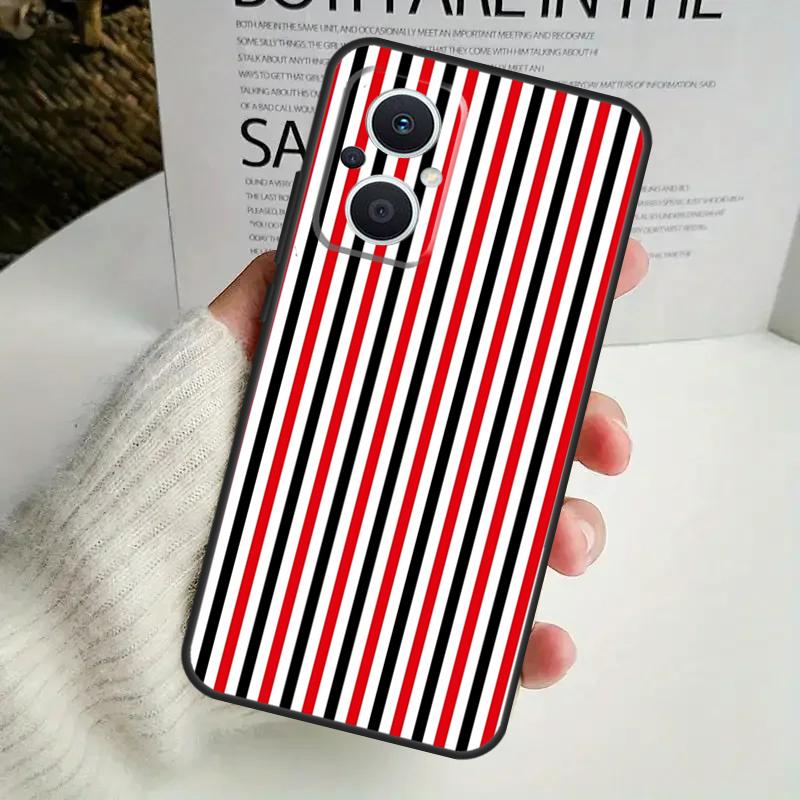 Stylowe etui w paski Milan do OPPO Reno 8T 4Z 5Z 8 10 11 Pro 4 5 6 7 Lite OPPO Find X6 Pro X3 X2 X5 Lite Pokrowiec