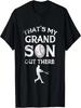 That's My Grandson Out There Baseball T-Shirt Papa Tee Mimi T-Shirt