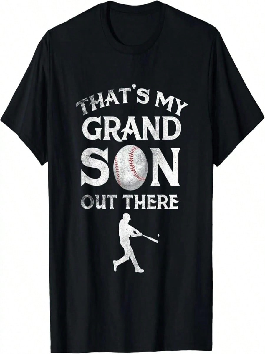 That s My Grandson Out There Baseball T-Shirt Papa Tee Mimi T-Shirt S разноцветный