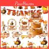 Festive Autumn Maple Leaf Party Decorations Set For Thanksgiving