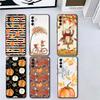 Pumpkin Happy Fall Autumn Soft Phone Case for Samsung A17 A37 A57 A16 A26 A36 A56 A15 A25 A35 A55 A14 A24 A34 A54 A13 A23 A33 A5