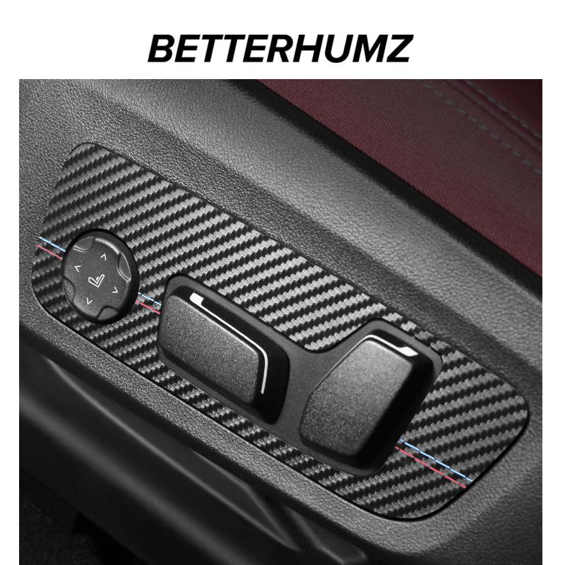 For BMW X3 G01 X4 G02 Made of Alcantara Seat Adjustment Buttons Panel Trim Protect Stickers Car Interior Tuning Accessories