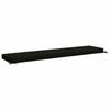 Bench Cushion SOEST 100percent  Polyester Black 200 x 40 x 8 cm