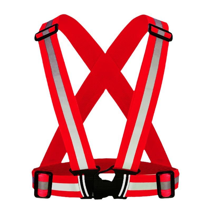 High Visibility Reflective Vest for Safety in Night Running, Cycling, Sanitation, and Construction