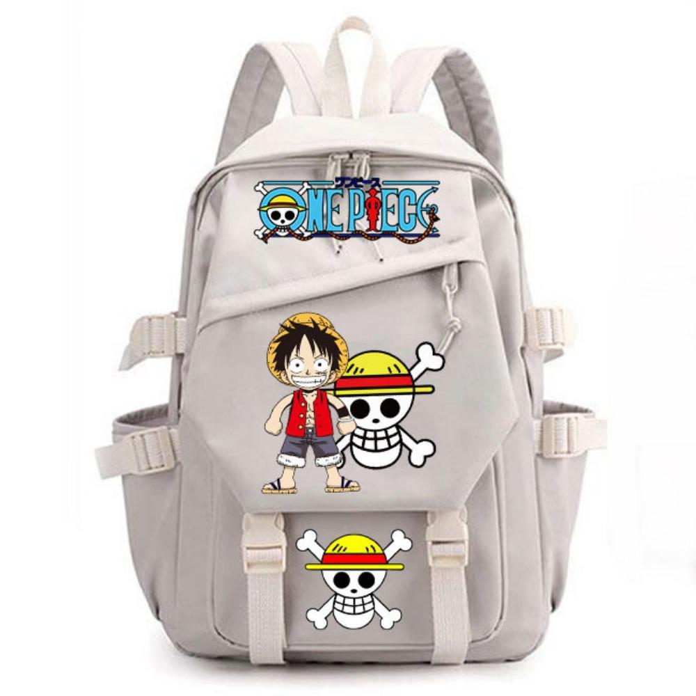 Anime ONE PIECE schoolbag children's backpack primary school bag male and female junior high school students college students campus backpack