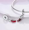 Charms Copper Plated Christmas Pendants Fit Original Bracelet Diy Santa Claus Elk Dangle Charms Jewelry