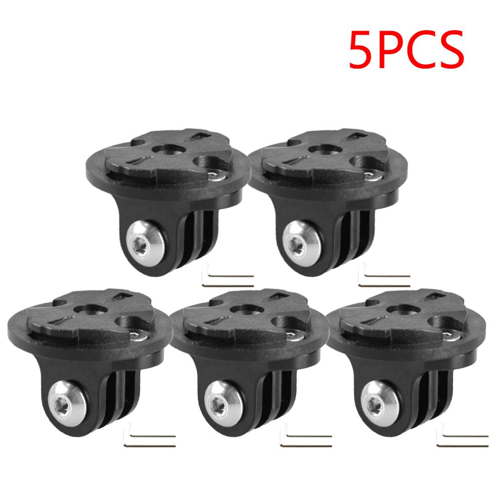 5-1PCS Bike Camera Mount Holder For Garmin Gopro Bicycle Computer Convex/Concave Holder Bike Computer Holder Adapter
