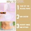 50Pcs Castor Oil Patches in Belly Button, 3.15 x 3.15inch Highly Absorbent Self-Adhesive Castor Wrap Organic Cotton, No Wash, Easy to Use, Anti-Seep