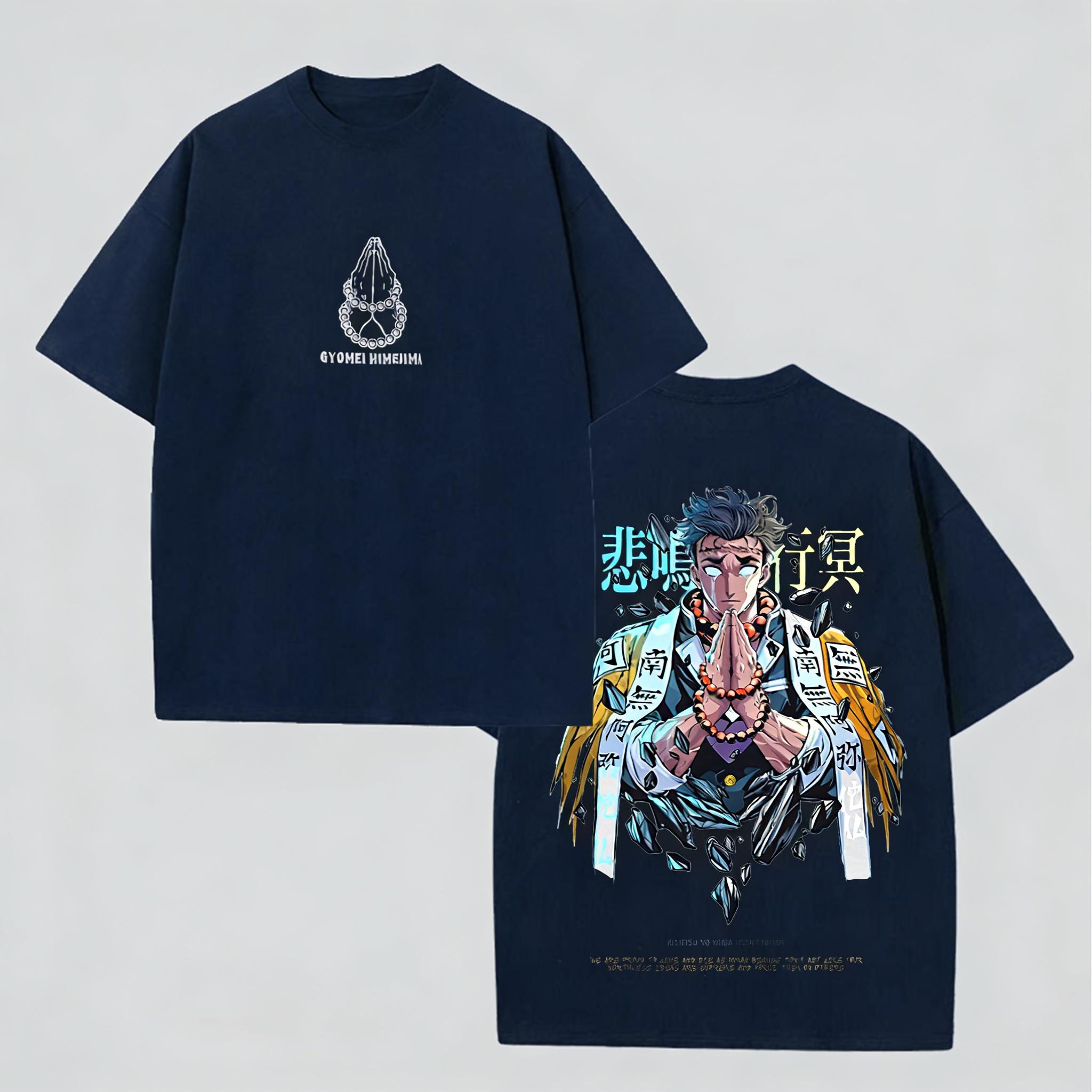 

Unisexs Ghost Annihilation Blade LaUnisext Island Journey Dark Tshirt Street Style Printed Leisure Outdoor Anime Enthusiast Tshirt L