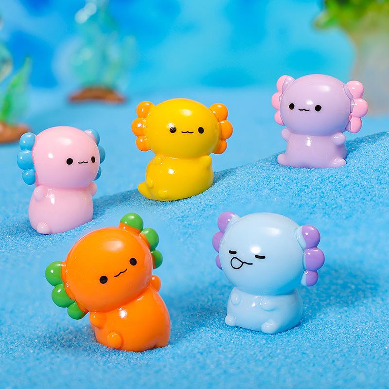 Micro Landscape Ornaments, Cute Hexagonal Dragons, Home Desktop Resin Craft Decorative Small Ornaments Accessories