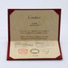 CARTIER wedding Ring CRB4078000 Pt950Platinum #7.2(US Size) 2.8g Women Used