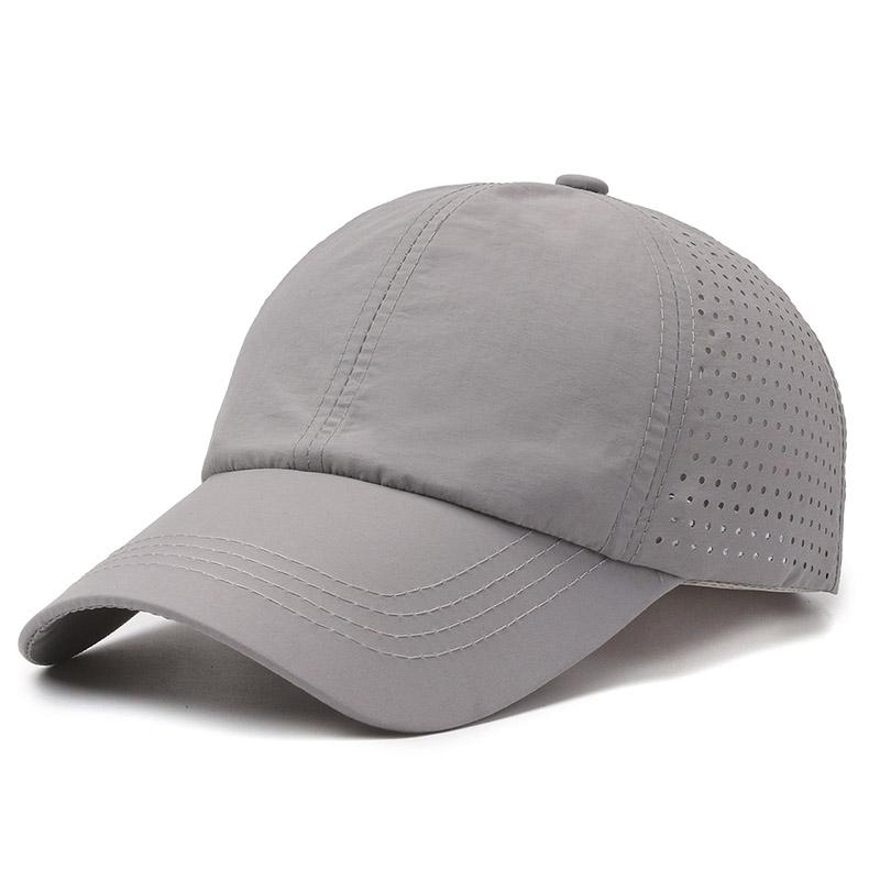 Quick-Dry, Breathable Baseball Cap - Adjustable, Moisture-Wicking Sun Hat for Outdoor Sports & All Seasons