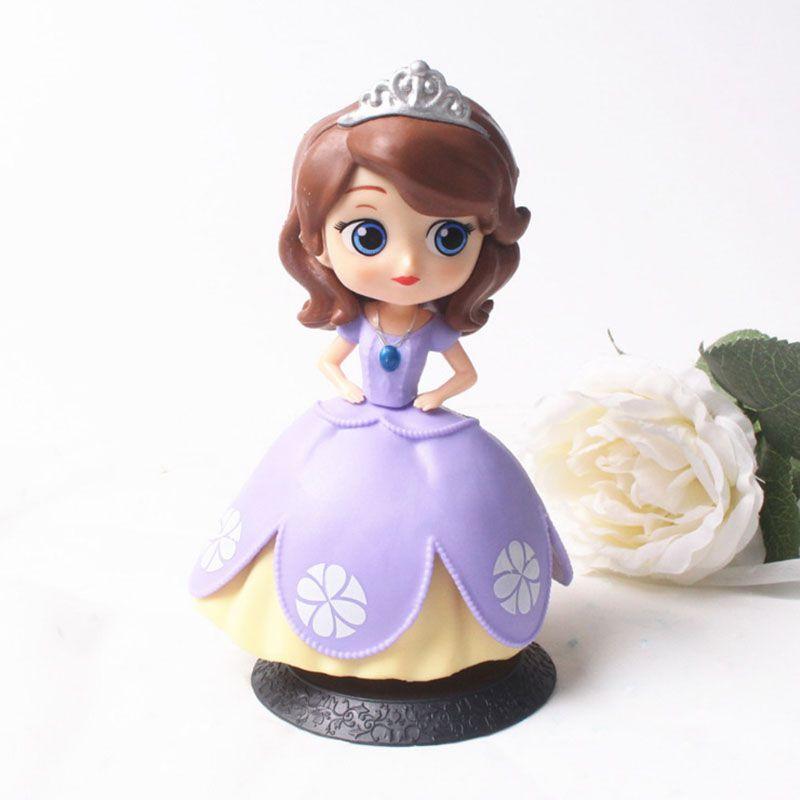 Enchanting Frozen Princess Elsa Anna Sofia Mini Figures Pvc Miniatures For Kids Fans