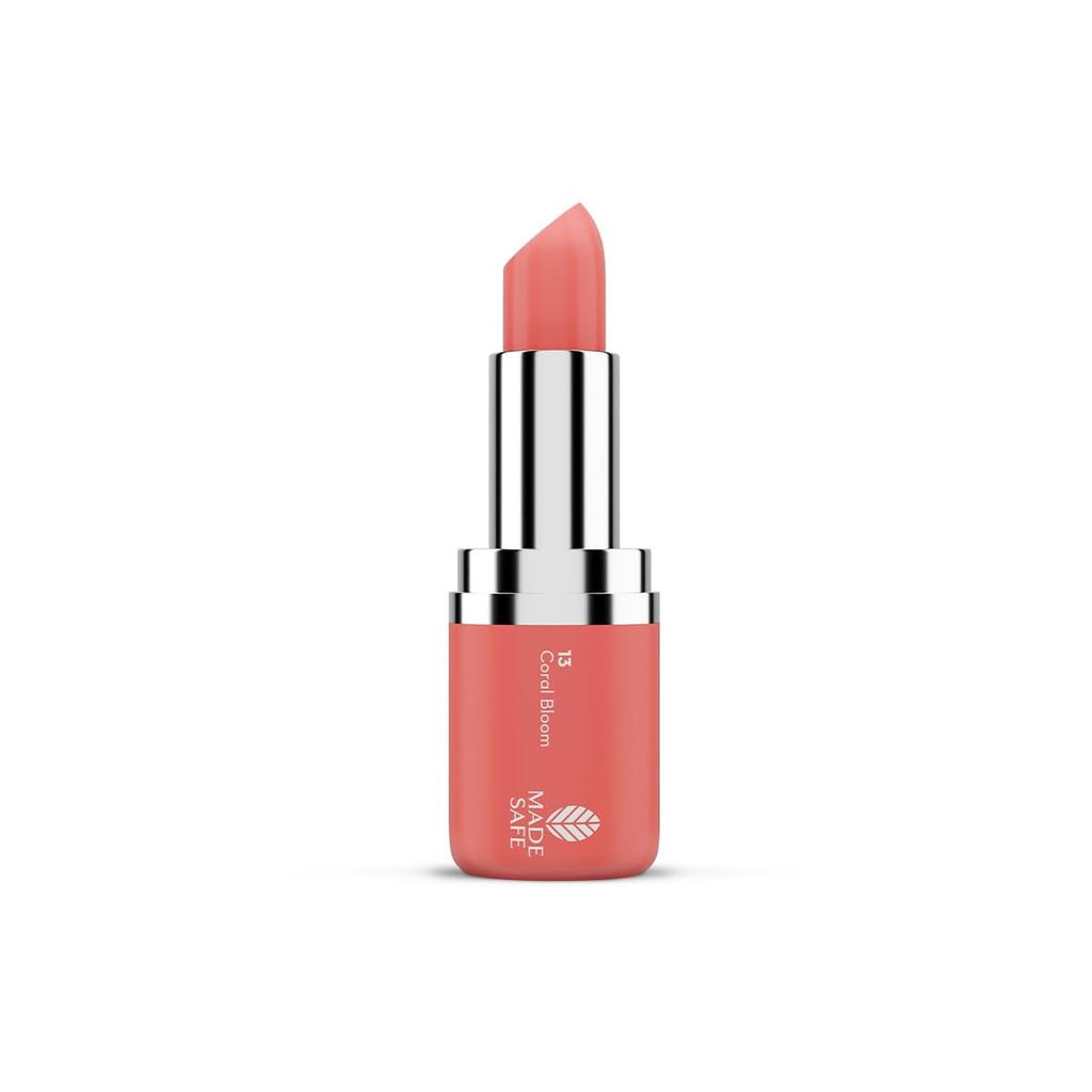 Mamaearth Cremiger Matter Langhaftender Lippenstift 4,2g 1er Pack Coral Bloom Hydratisierende Lippenfarbe