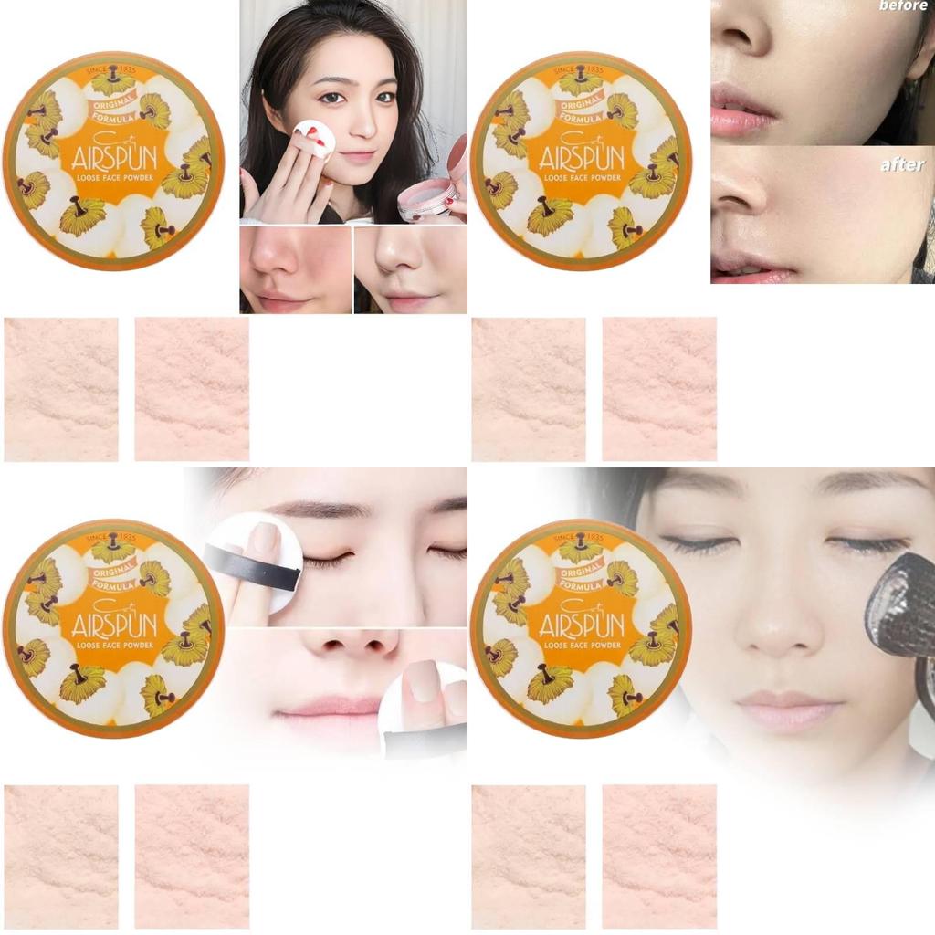 Taticoty Airspun Cipria Libera Viso 65g Per Un Finish Opaco Impeccabile E Lunga Tenuta