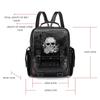 Gothic Skull Embroidery Women's Large Capacity Backpack & Handbag
