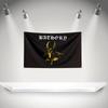 B-Bathorys Flag Rock Music Band Banner HD Printing Tapestry Exhibition, Music Band Fans, Garage Decor