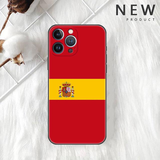 Marokko Flagge Fall für Apple Iphone 11 13 14 12 Pro Max 7 8 Xr X 6 5 5s Se 2022 13promax Schwarz Silikon Telefon Funda