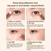 Double Color Glitter Eye Shadow Stick Matte Eyeshadow Makeup Waterproof Bicolor Shimmer Cosmetics Beauty Makeup Tool