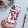 Katou Megumi Saekano Phone Case For IPhone 14 13 12 11 XS X 8 7 6 Plus Mini Pro Max SE 2022 Black PC TPU Glass Phone Cover