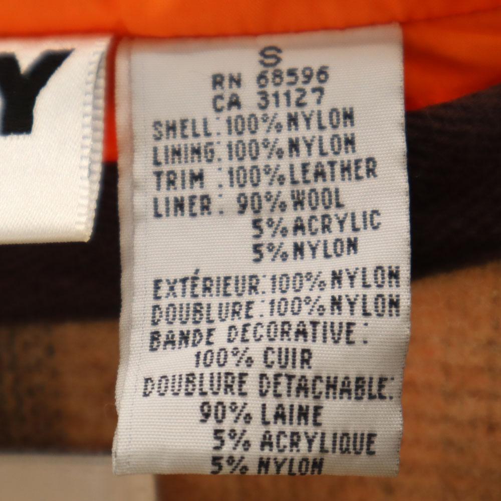 DKNY JEANS 90s Old Stainless Collar Coat S Orange With Liner Women Used