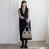 Vita Felice Quilted Tote Bag [VITAFELICE] (M) Women's Blov-vf0042 (Light Gray)