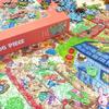 High-end Blue Card Velvet Puzzle 1000 Pieces (Chinese Style)