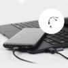 Double USB CREATE Device Cable 5V Power Institution Cord for Mobile Phone Panel Play Devices Travel Accessories