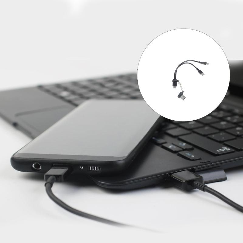 Double USB CREATE Device Cable 5V Power Institution Cord for Mobile Phone Panel Play Devices Travel Accessories