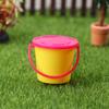 1/12 Dollhouse Mini Buckets With Cover Dollhouse Kitchen Bucket Decoration Dolls House Home Accessories