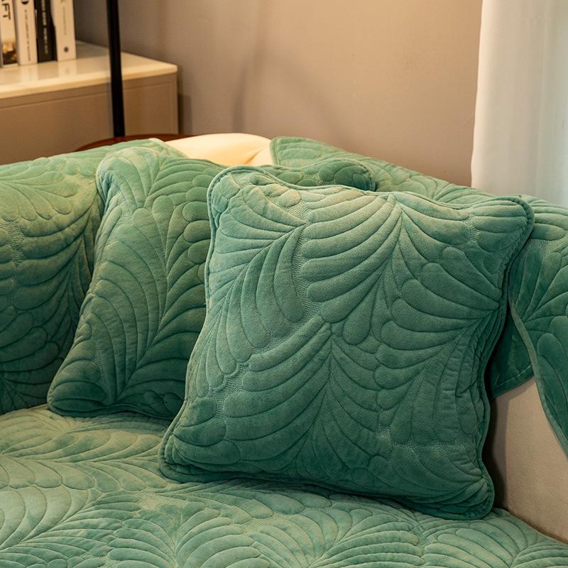 Thickened Plush Sofa Cover Universal Living Room Printing Decoration Combination Sofa Cushion Anti-slip Furniture Dust Cover
