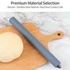 Silicone Rolling Pin Pastry Dough Flour Roller Kitchen Cooking Baking Tool For Dumpling Wrappers Pizza And Noodles