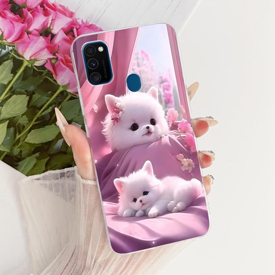 For Samsung Galaxy M21 Case SM-M215F New Fashion Painted Cover Soft Silicone Case For Samsung M21 2021 M 30 s Galaxy M30s Fundas