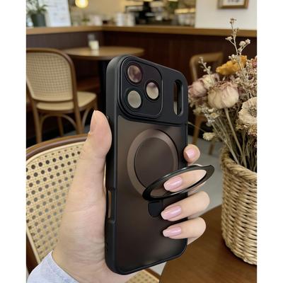 Alloy Lens Apple 16 Suitable for iPhone 15 Promax Phone Case Holder Magnetic Suction